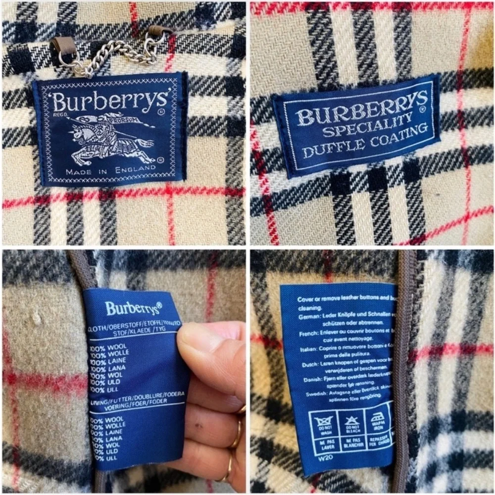 Burberry Brit classic toggle wool duffle coat EUC - Picture 13 of 16